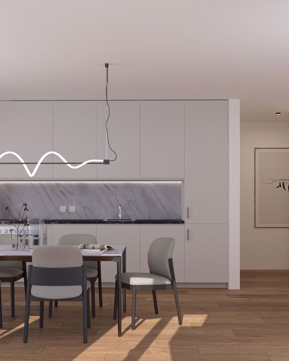 Appartamento 3.5 locali con giardino – Residenza Montedoro, Pura - Bild 4