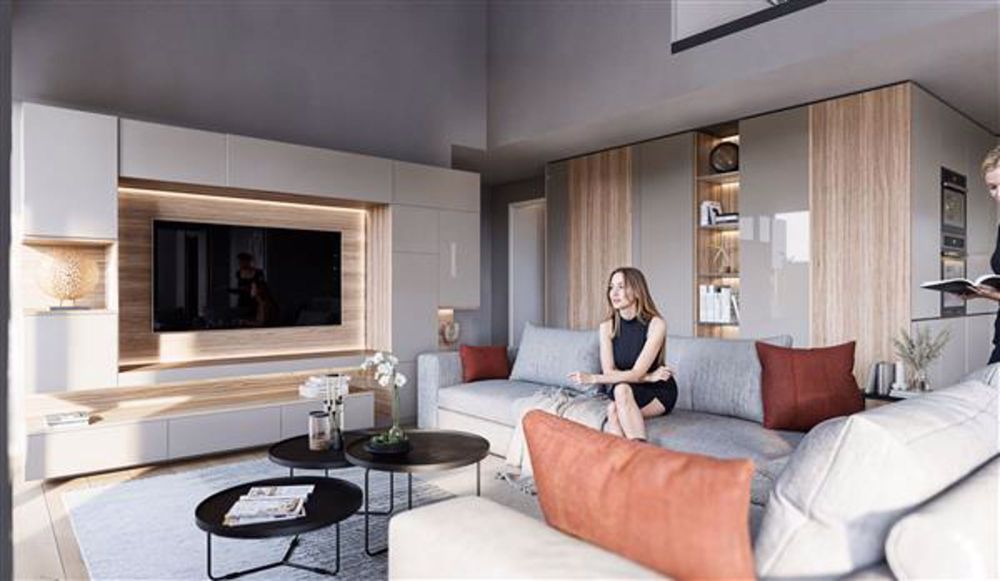 Bosco Luganese: 3.5-Zimmer-Wohnung - Soggiorno