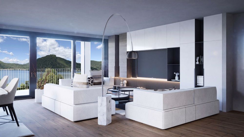 Esclusivo Appartamento di Lusso con Piscina e Vista Lago a Lugano - Bild 1