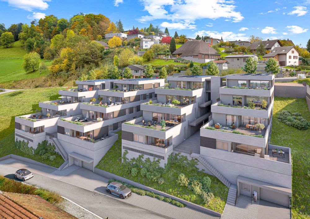 «Farnweg» - Leben in Gränichen - Aussenvisualisierung