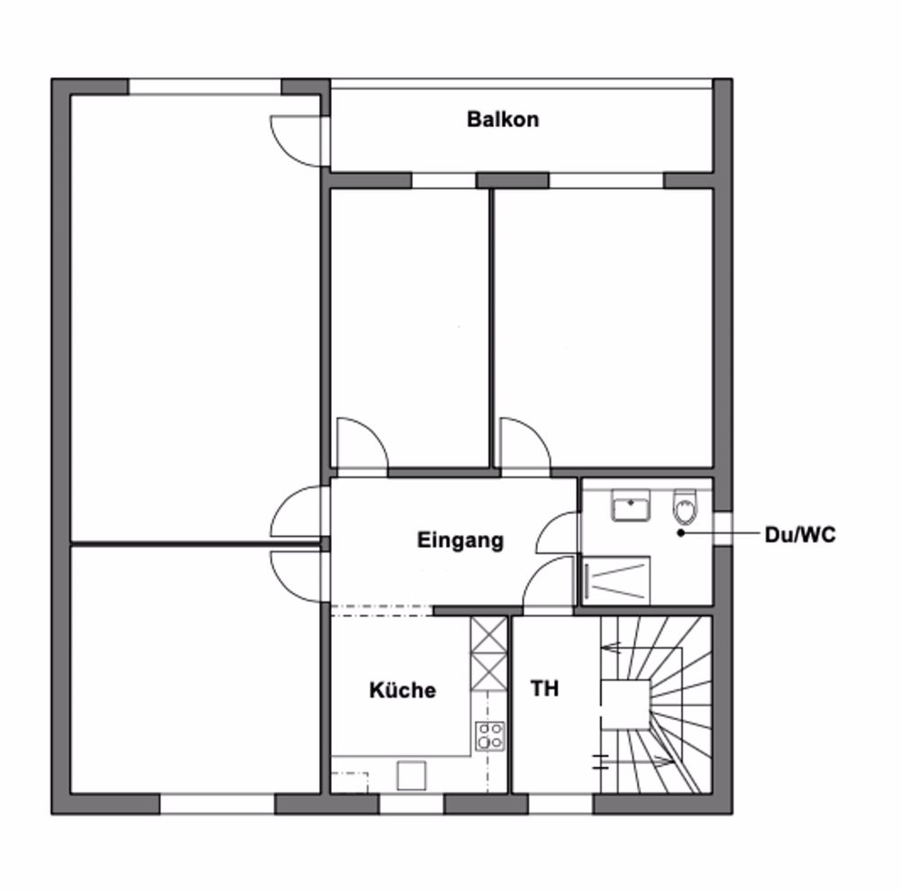 Moderne 4,5-Zimmer-Wohnung im 1.OG mit Garten – Erstvermietung nach Kernsanierung - Bild 12