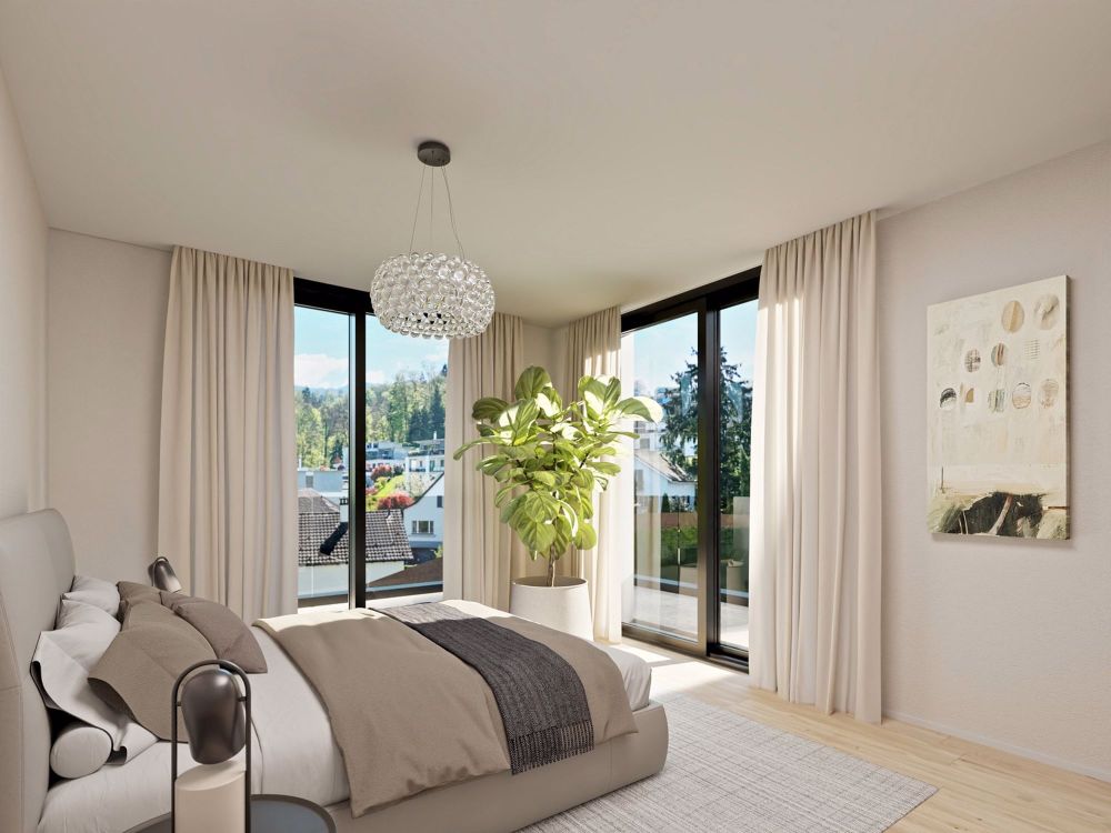 RIVA - geniessen Sie einen grossen Garten, 30m2 integrierte Nebenräume und eine schöne Weitsicht - Bild 1