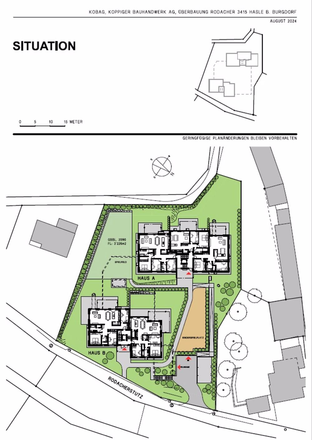 Überbauung Rodacher: 3.5 Zimmer Eigentumswohnung Haus A Obergeschoss rechts - Bild 5