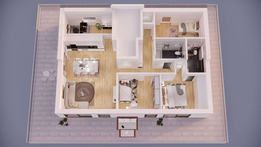 Neues Projekt in der Nähe des Flusses - 5.5-Zimmer-Dachgeschosswohnung - Bild 6