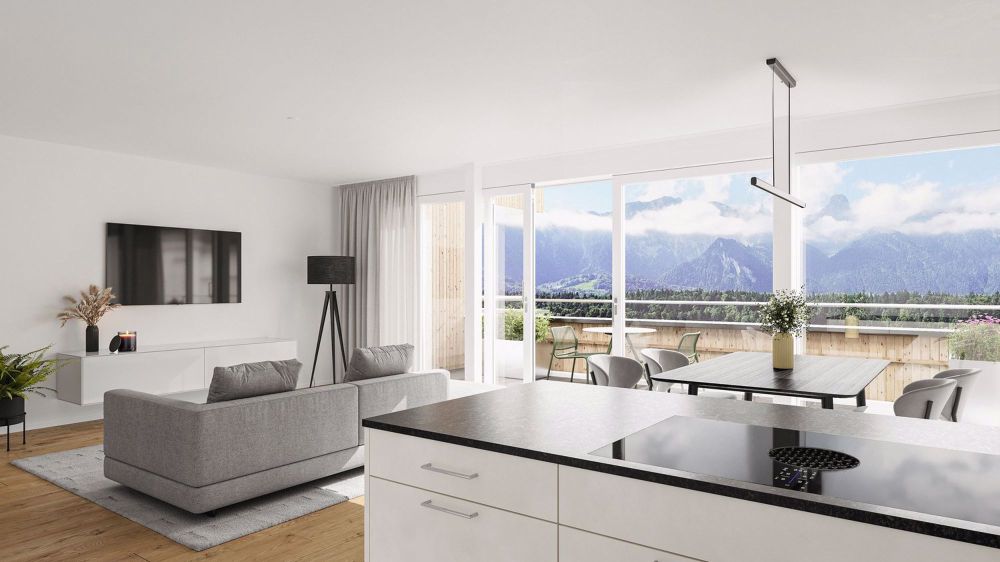 Moderne 3.5 Zimmerwohnung im ländlichen Stadtteil von Thun - Bild 2