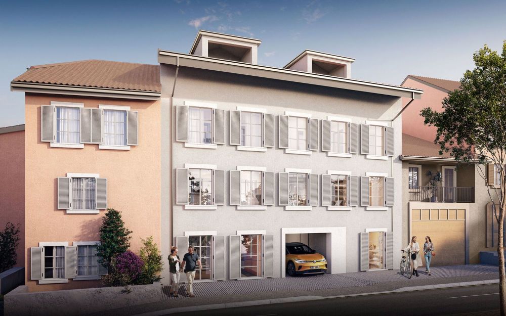 La Sarraz, appartement 2.5 pièces avec jardin, surface 75 m2 - Lot 1 - Bild 1