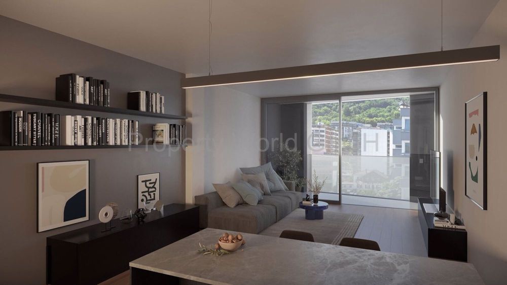 Residenza esclusiva a Paradiso – Attico di 4.5 locali con vista mozza - Wohnbereich