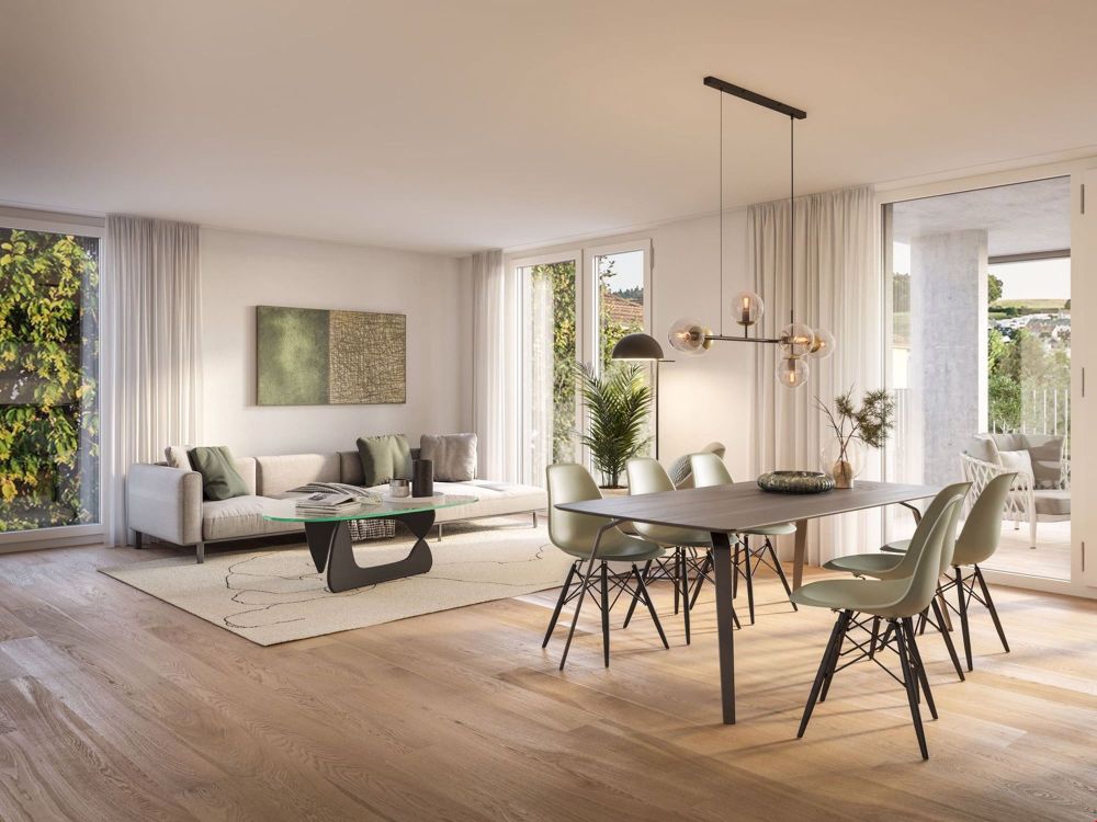 Edle 5.5-Zimmer Etagenwohnung mit grosszügigem Sitzplatz - Bild 3