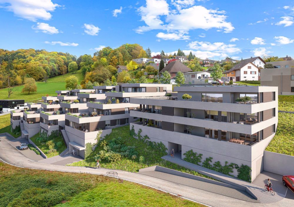 «Farnweg» - Leben in Gränichen - Aussenvisualisierung