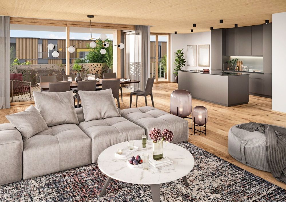 naturnah - nachhaltig - modern - Wohnen / Essen / Küche 66.7 m2