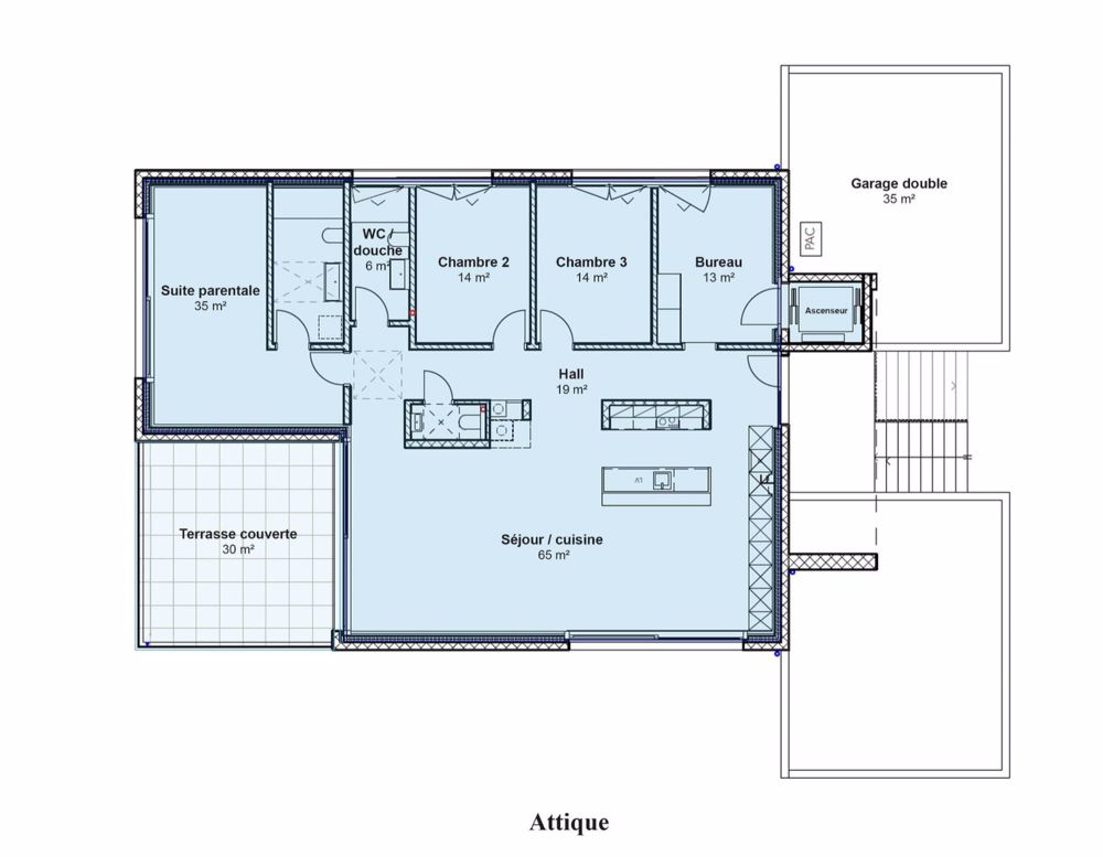 Cheyres, zu verkaufen, wunderschönes Attikawohnung von 190 m2 mit Blick auf den See! - Bild 8