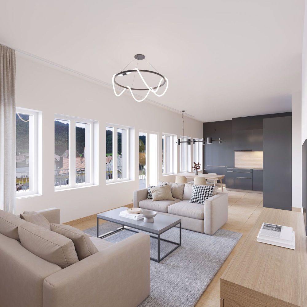 Wohnung mit 3,5 Zimmern in neuer Konstruktion in Saint-Imier - Bild 1