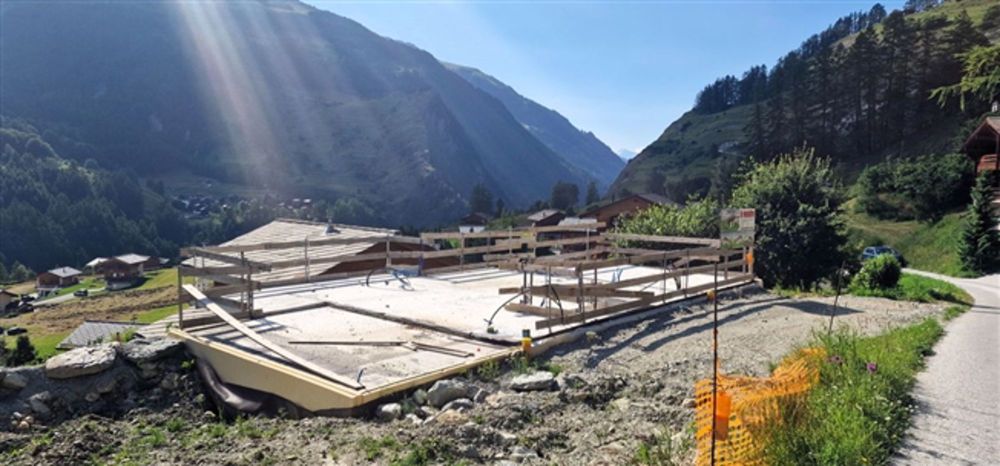 Chalet im Bau in Evolène - Bild 3