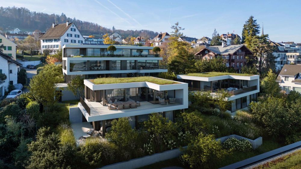 Neubauprojekt BELAIR Residences: Gartenwohnung an bester Lage - Aussenvisualisierung