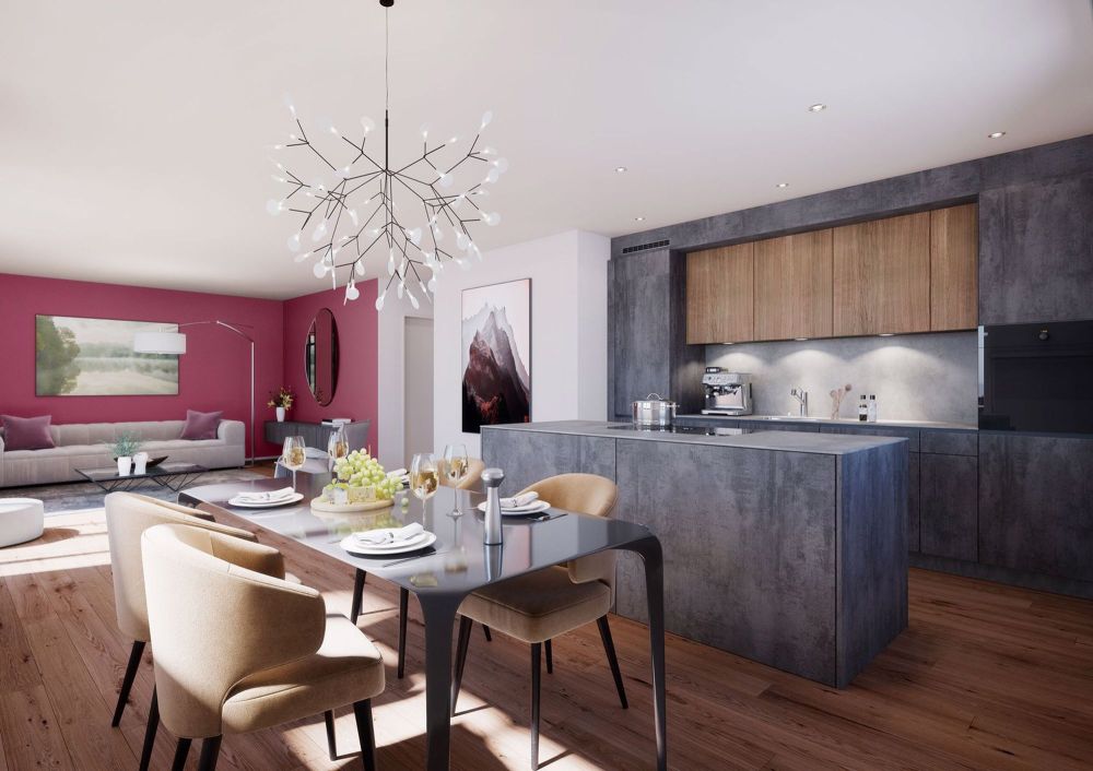 Moderne 3.5 Zimmer Neubauwohnung in Birrhard AG - Bild 1