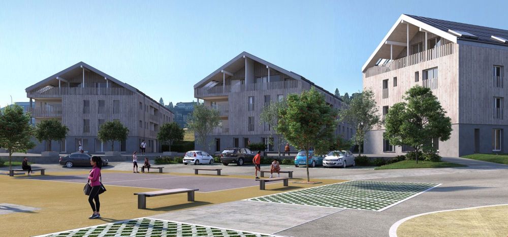 Appartement mit 4,5 Zimmern und Panoramablick in Farvagny-le-Grand, Südwesten - Bild 2