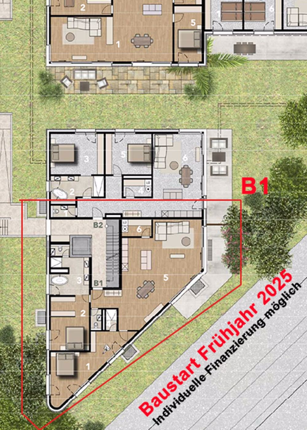 Exklusive und moderne Gartenwohnung auf dem Bruderholz - individuelle Finanzierung - B1 - Bild 2
