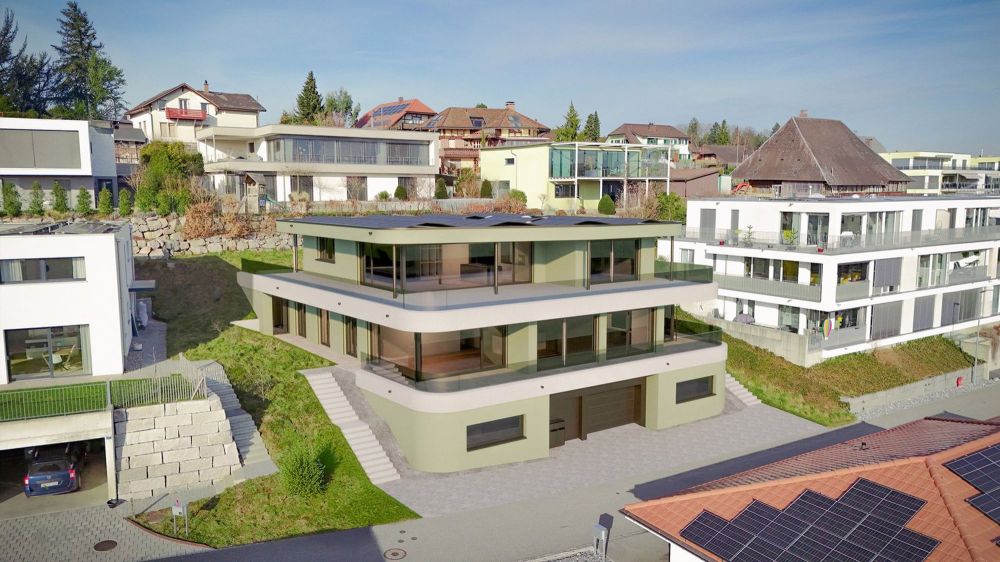 Moderne Eigentumswohnungen mit atemberaubendem Alpenblick in Bützberg - Bild 1