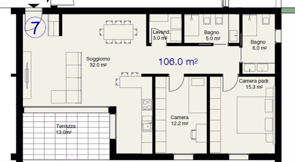 NUOVO APPARTAMENTO 3.5 LOCALI A GIUBIASCO / NEUE 3.5-ZIMMER-WOHNUNG IN GIUBIASCO - Bild 12