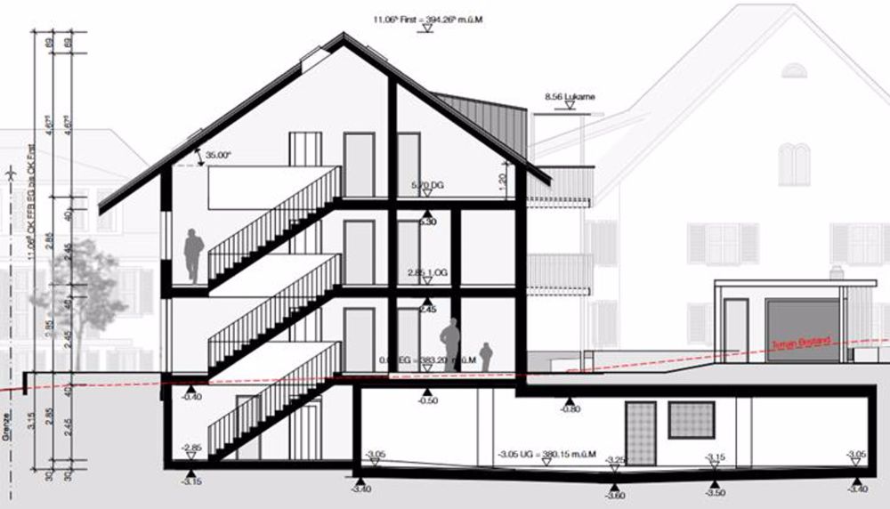 Vorverkauf Moderne 3.5 und 4.5 Zimmerwohnungen im Zentrum von Gebenstorf - Bild 4
