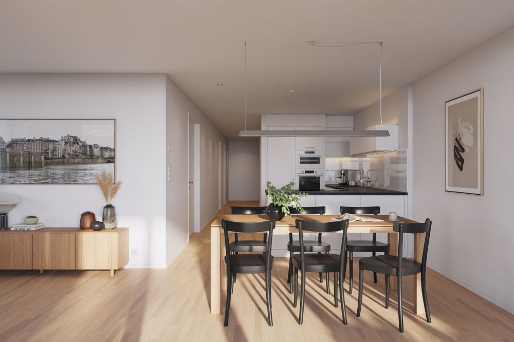 Moderne 4.5-Zimmer-Wohnung in Muttenz mit Balkon und Garage - Bild 1