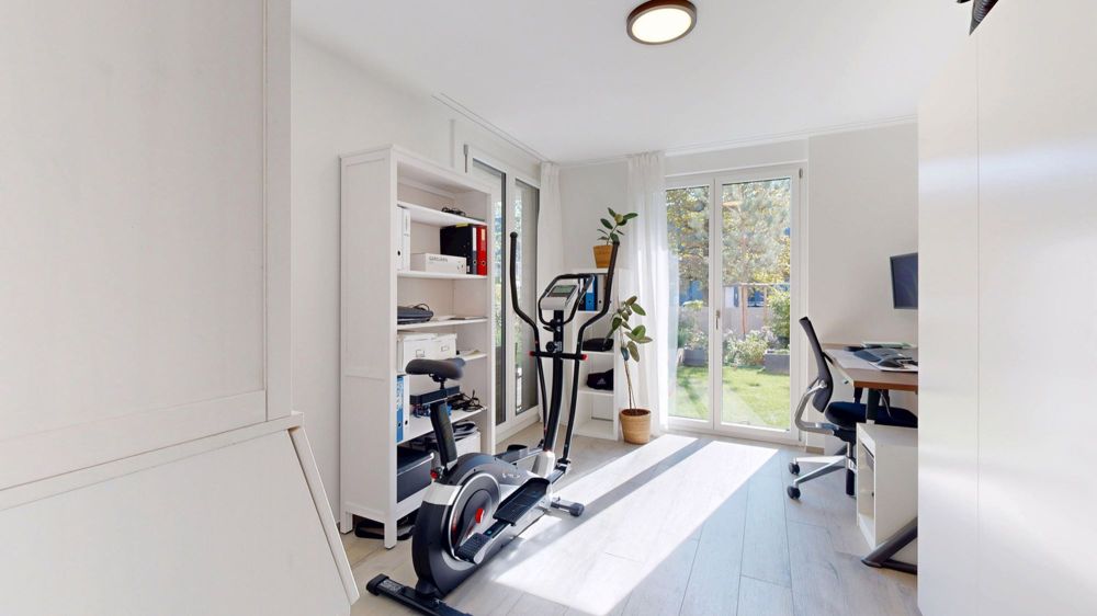 Moderne 3.5-Zimmer-Gartenwohnung mit Einstellhallenplatz - Zimmer 2