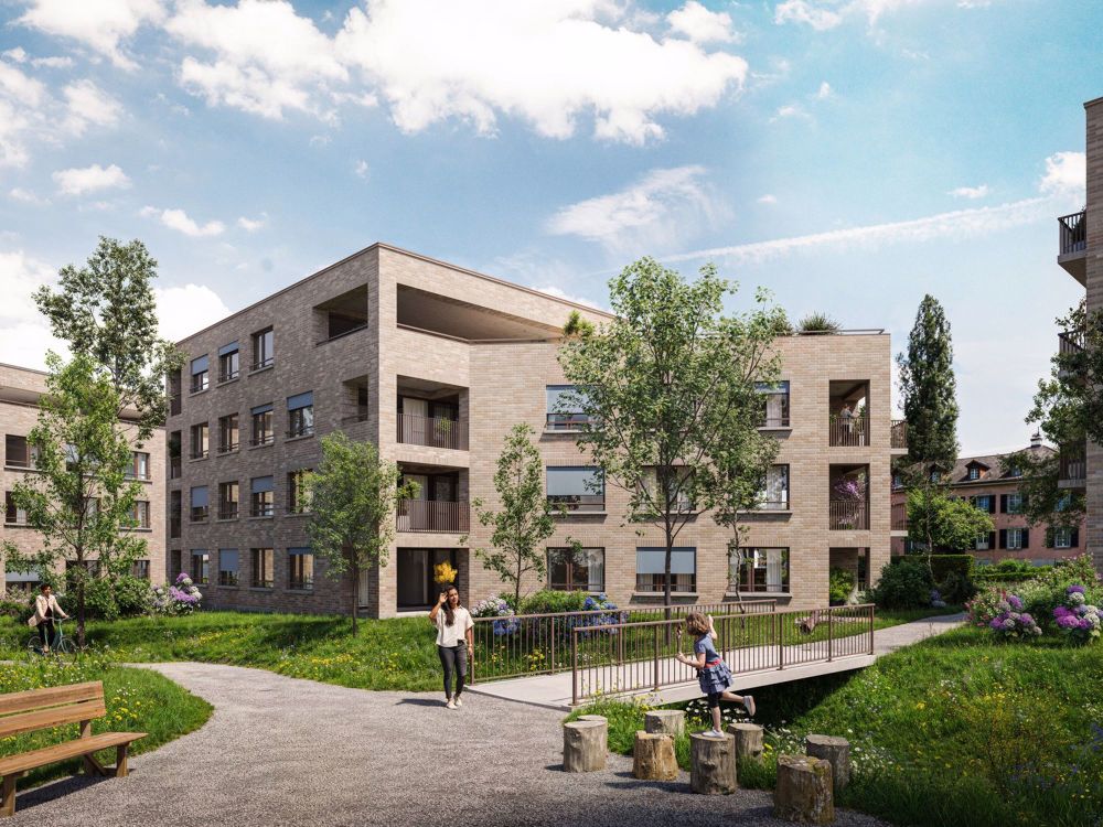 Wohntraum mit Weitblick exklusive 5.5-Zimmerwohnung mit Dachterrasse - Aussenansicht Haus 73