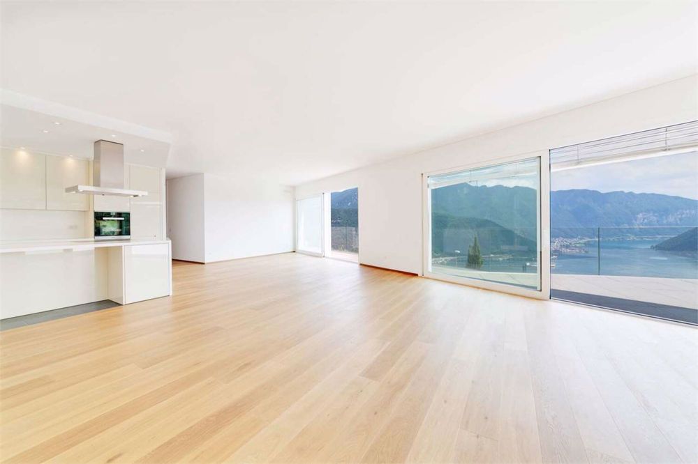 Attico dominante con vista lago a Carona - Bild 7
