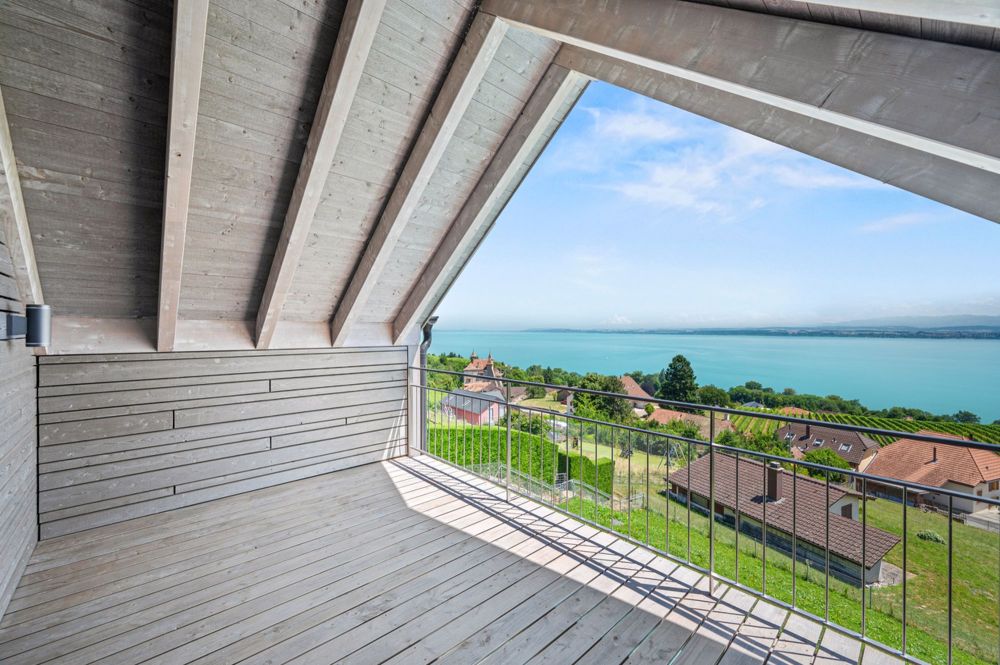 Villa contemporaine avec vue lac, vignobles et château, Vaumarcus - Bild 12
