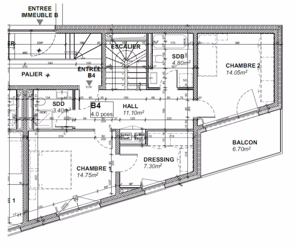 Dachgeschoss-Neubau mit 3.5 Zimmern im Duplex mit Blick auf den Genfer See - Bild 2
