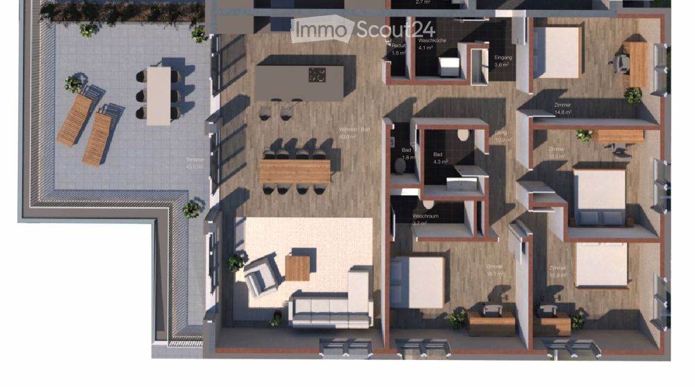 Neubau, modernes 5.5-Zimmer-Terrassenhaus an ruhiger Lage von Ehrendingen - Bild 2