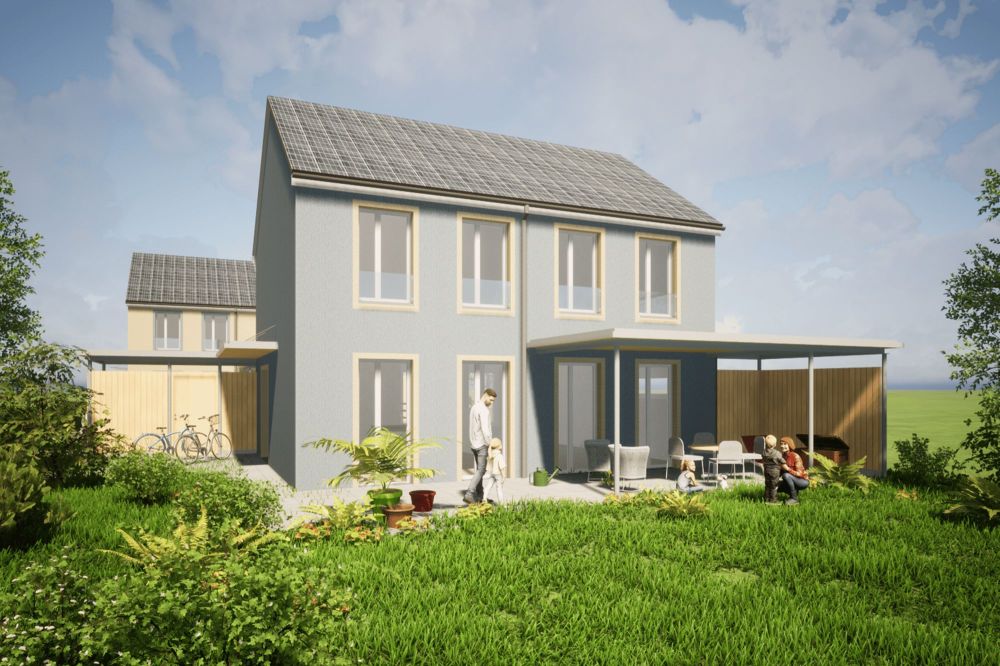 Verkehrsfreies, ruhiges Wohnen im Grünen - Inkl. Einstellhalle, Gartenparzelle und PV Anlage - Bild 2