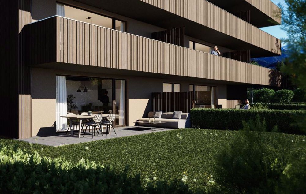 Wohnung mit 3.5 Zimmern und Balkon - Balcon du lot n°5 au 1er étage