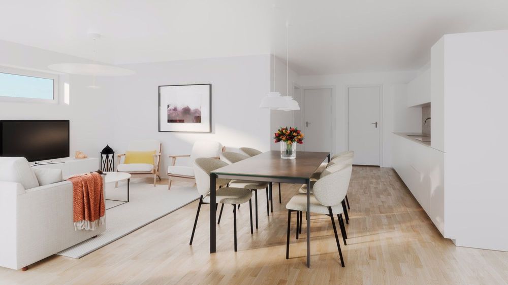 Moderne 3.5-Zimmer-Wohnung in neuem Minergie-Gebäude in Attalens - Bild 2