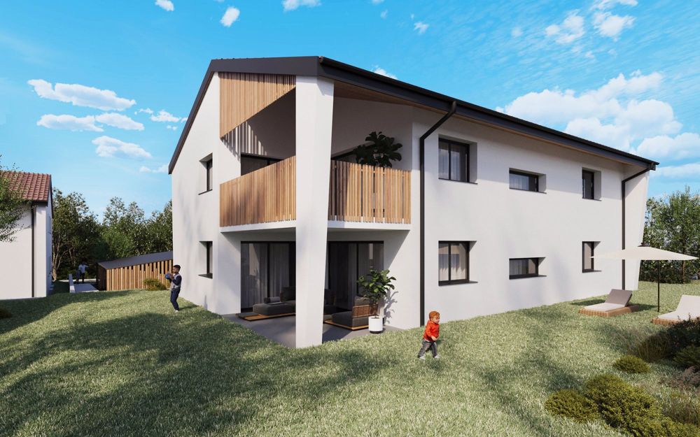 Le Hameau Lignae - Lot 1 Domdidier - Vue du projet - Bâtiment C