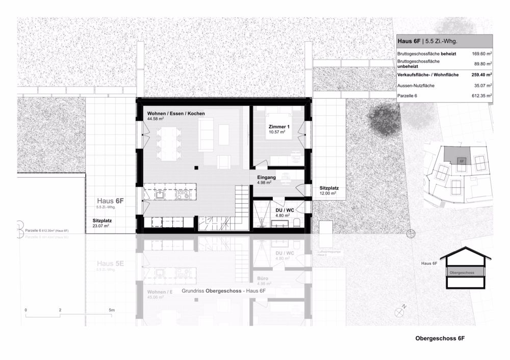 5.5-Zimmer-Doppeleinfamilienhaus als hochwertiger Erstwohnsitz (6F) in Davos Wiesen - Bild 4