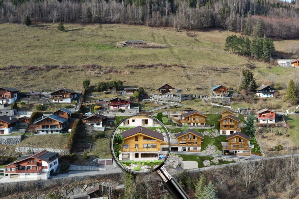 Luxus-Chalet in Crésuz mit Panoramablick - Bild 13