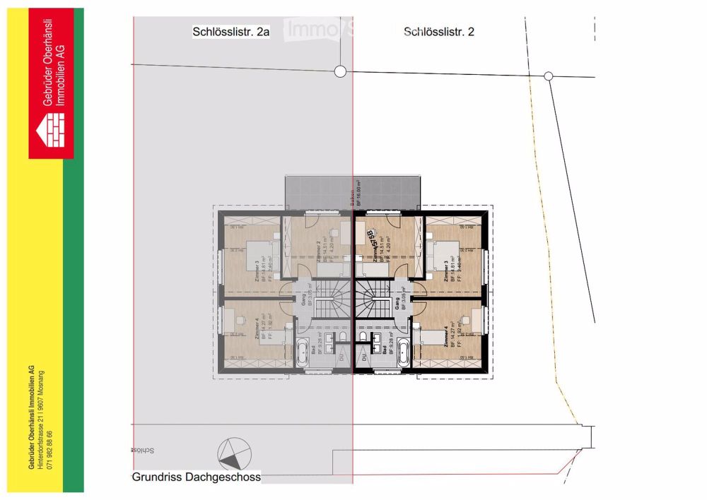 Neues 5.5-Zimmer-Doppeleinfamilienhaus in Dietfurt mit Garage und Balkon - Bild 2