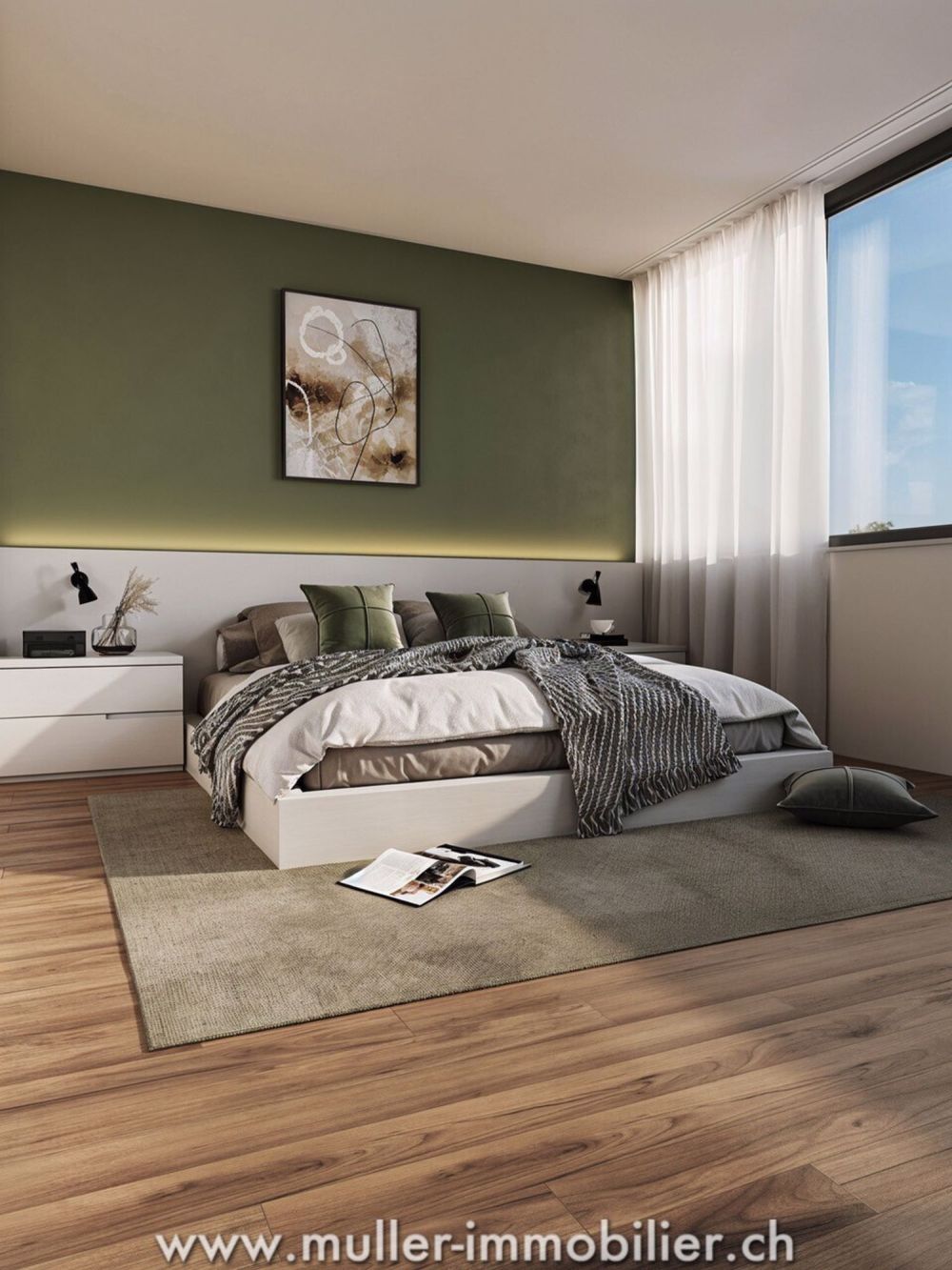 Appartements in Romont - Blick, Sonne und Wohngebiet - Bild 5