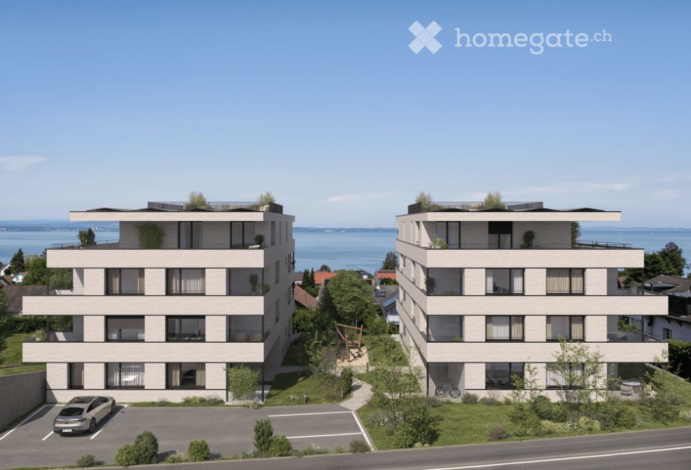 moderne 2.5-Zimmerwohnungen mit Sitzplatz in Seenähe -  Bild 1