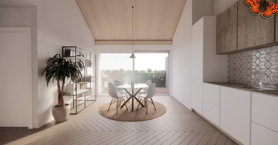 Appartement neuf en attique de 3½ pièces à St-Aubin - Appartement 3.5 pièces - image - 2
