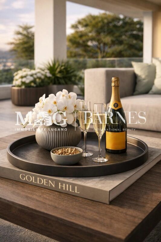 Gentilino, Collina d'Oro - Prestigioso appartamento 4.5 locali con giardino privato nella Residenza Golden Hill, vicino al TASIS - Bild 12