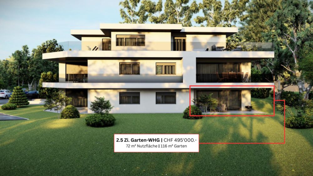 Die Gartenwohnung EG1 im Kreuz 8 -  Bild 2