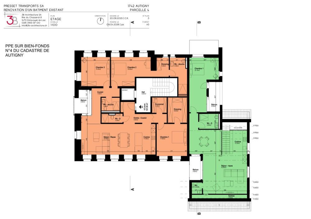 Appartement neuf de 4,5 pièces à Autigny avec balcon et 2 parking (LOT 3) -  Bild 10