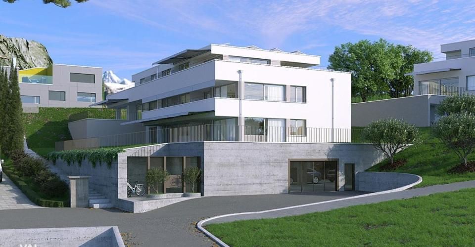 Attraktive 3.5 Zimmerwohnung im Dachgeschoss - Wohnen mit Aussicht - Appartement 3.5 pièces - image - 2