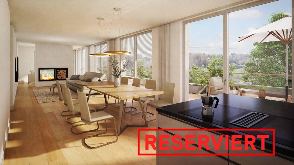 Exklusive 4.5 oder 5.5 Attikawohnung mit Panoramablick in Eschenz - Bild 1