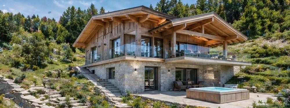 TZOUMAZ - Chalet de prestige Myosotis avec vue dégagée -  Bild 1