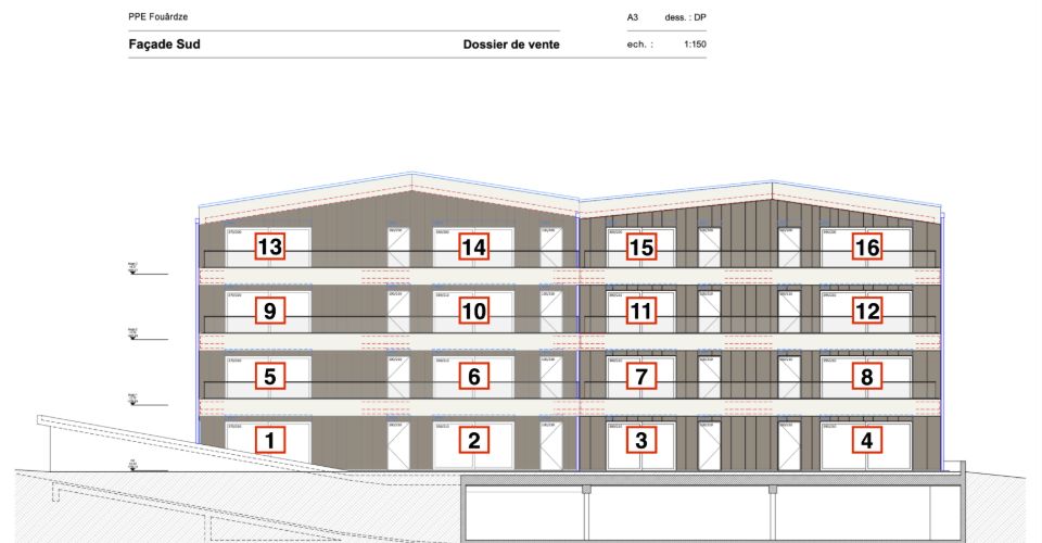 NOUVEAU MINERGIE-P l Lot 1 RDC - Résidence PPE "Fouârdze" à Remaufens - Appartement 4.5 pièces - image - 10