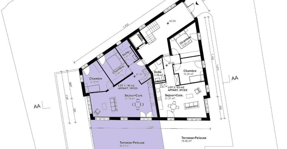Appartement 3.5 pièces avec jardin privatif à Saxon - Appartement 3.5 pièces - image - 9