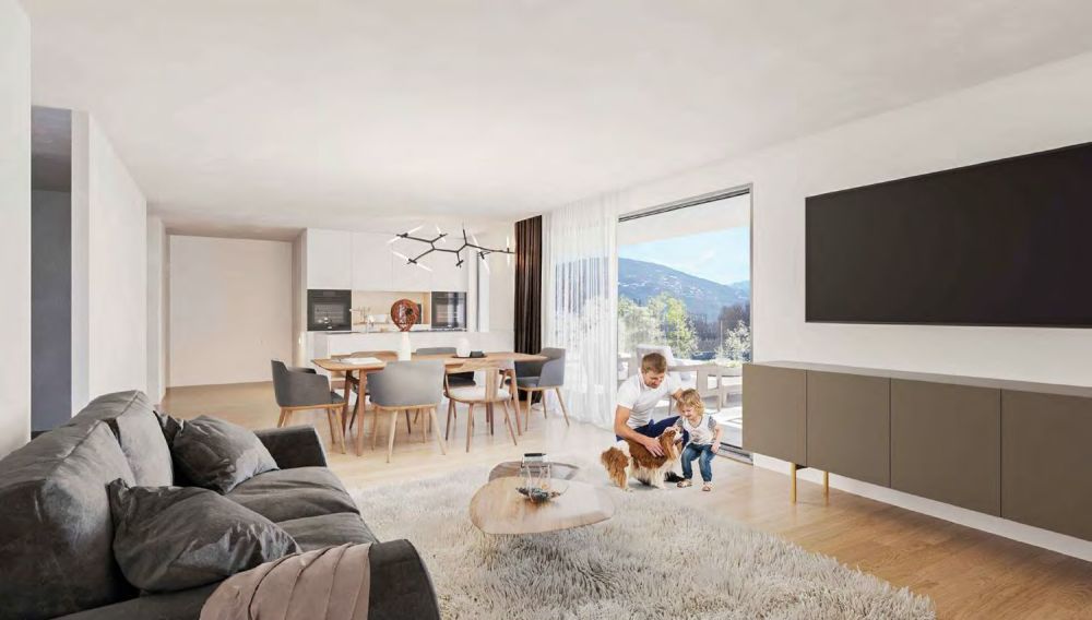 Wohnungen mit 4,5 Zimmern in einer neuen Wohnanlage mit hoher Qualität in Uvrier -  Bild 3